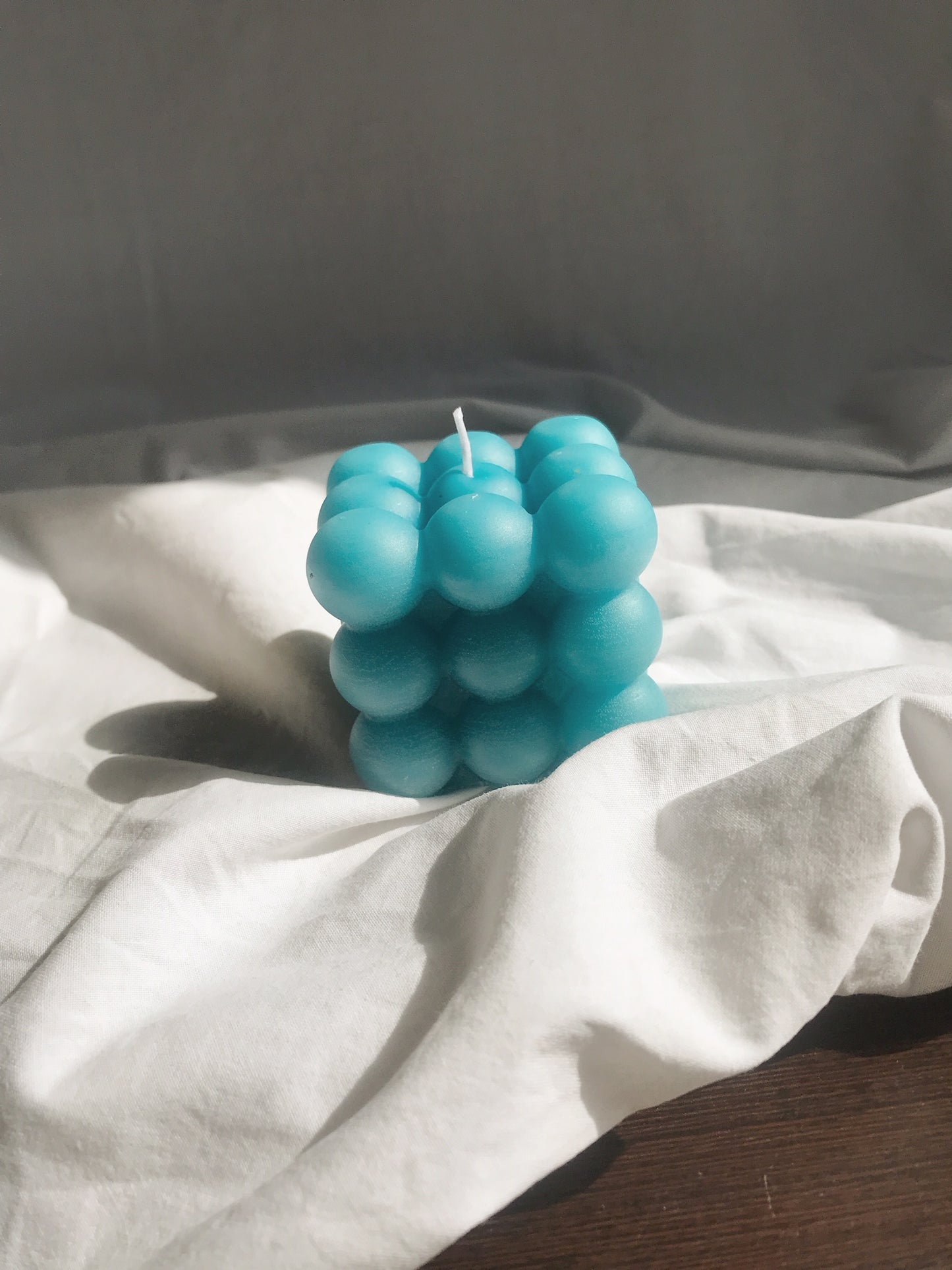 Cloudy Rubik Candle