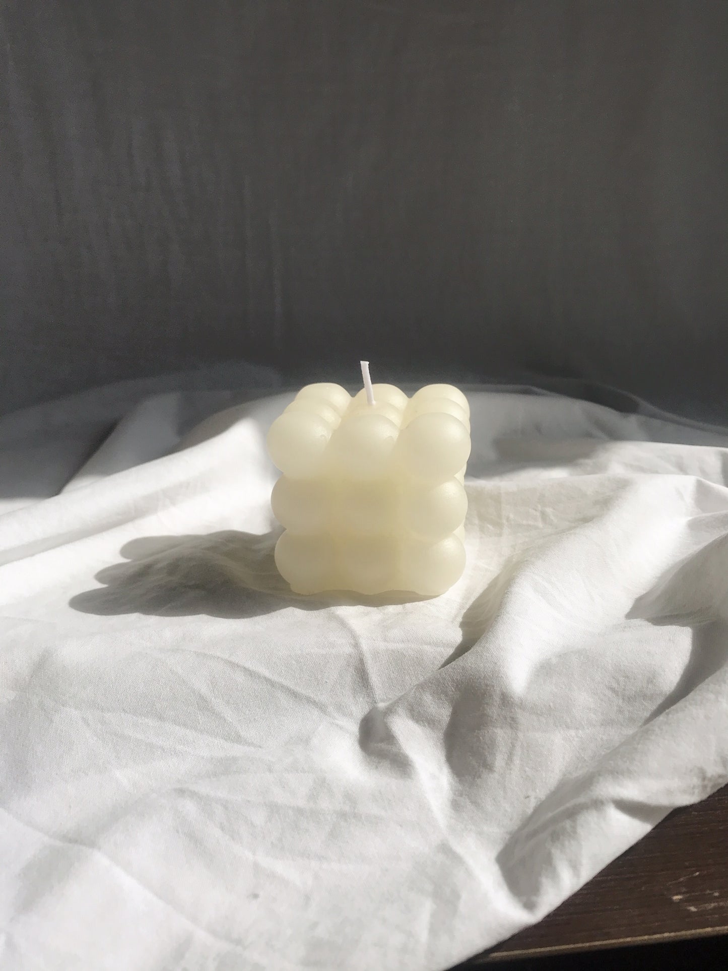 Cloudy Rubik Candle