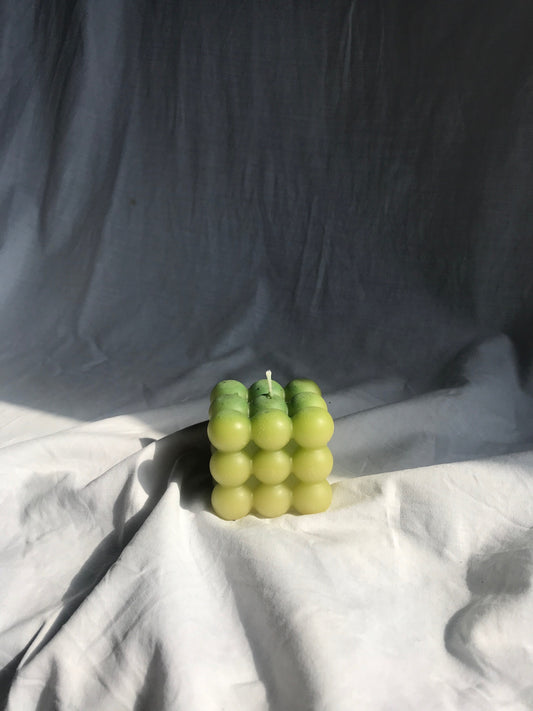 Cloudy Rubik Candle